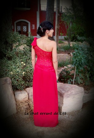Vestido ROJO CARMESÍ